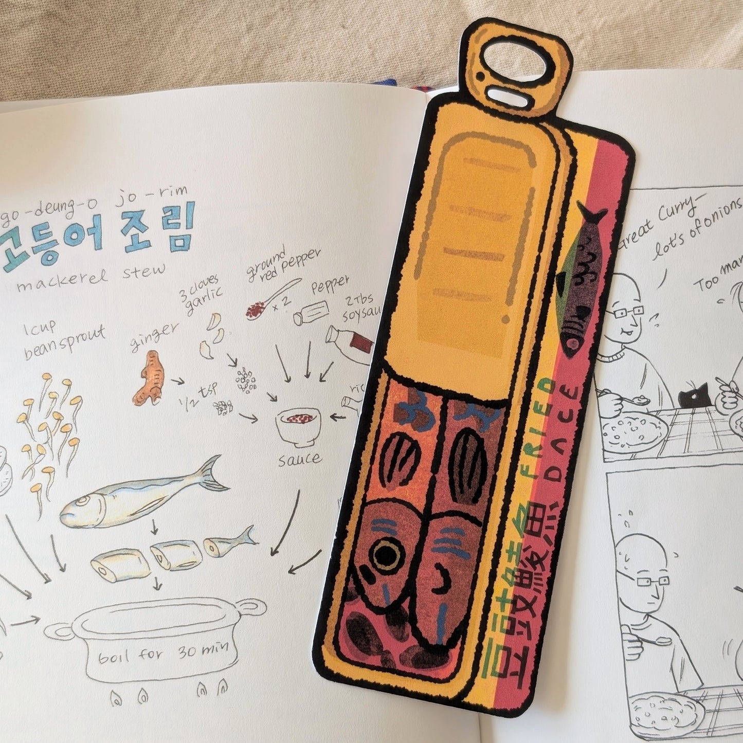 豆豉鯪魚 Canned Dace Bookmark